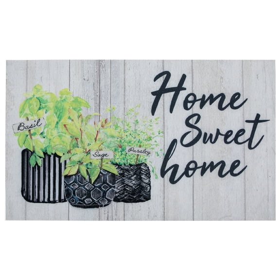 Maison Concepts Printed Rubber Floor Mat Home Sweet Home (18 In x 30 In x 2 In)