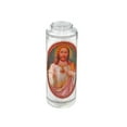 thumbnail image 1 of Maison Concepts Religious Candle - White Jesus Emblem - Set of 2 (4 L X 4 W X 8 H), 1 of 1