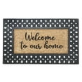 thumbnail image 1 of Maison Concepts Rubber & Coir Mat Welcome To Our Home (18L X 30W X 1H), 1 of 3