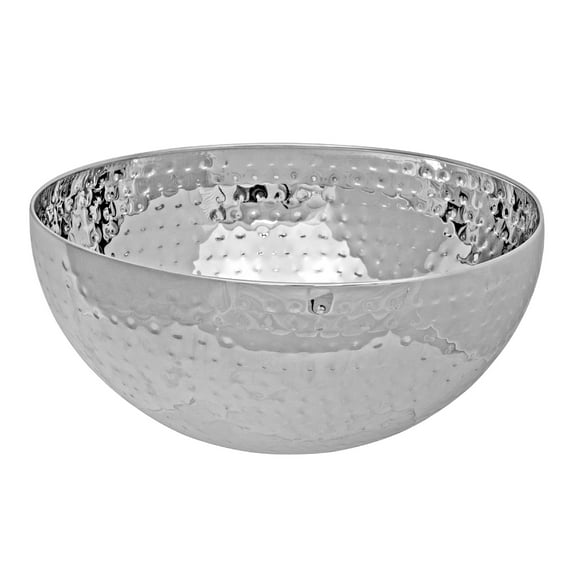 Maison Concepts Stainless Steel Hammered Salad Bowl 11"