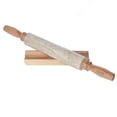 thumbnail image 1 of Maison Concepts Stone Marble & Wooden Handle Rolling Pin With Wooden Base (Stone) 18" X 2" X 3", 1 of 4