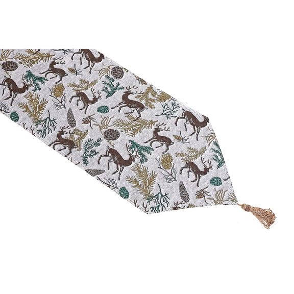 Maison Concepts Tapestry Table Runner Winter Time 36" - Set of 2
