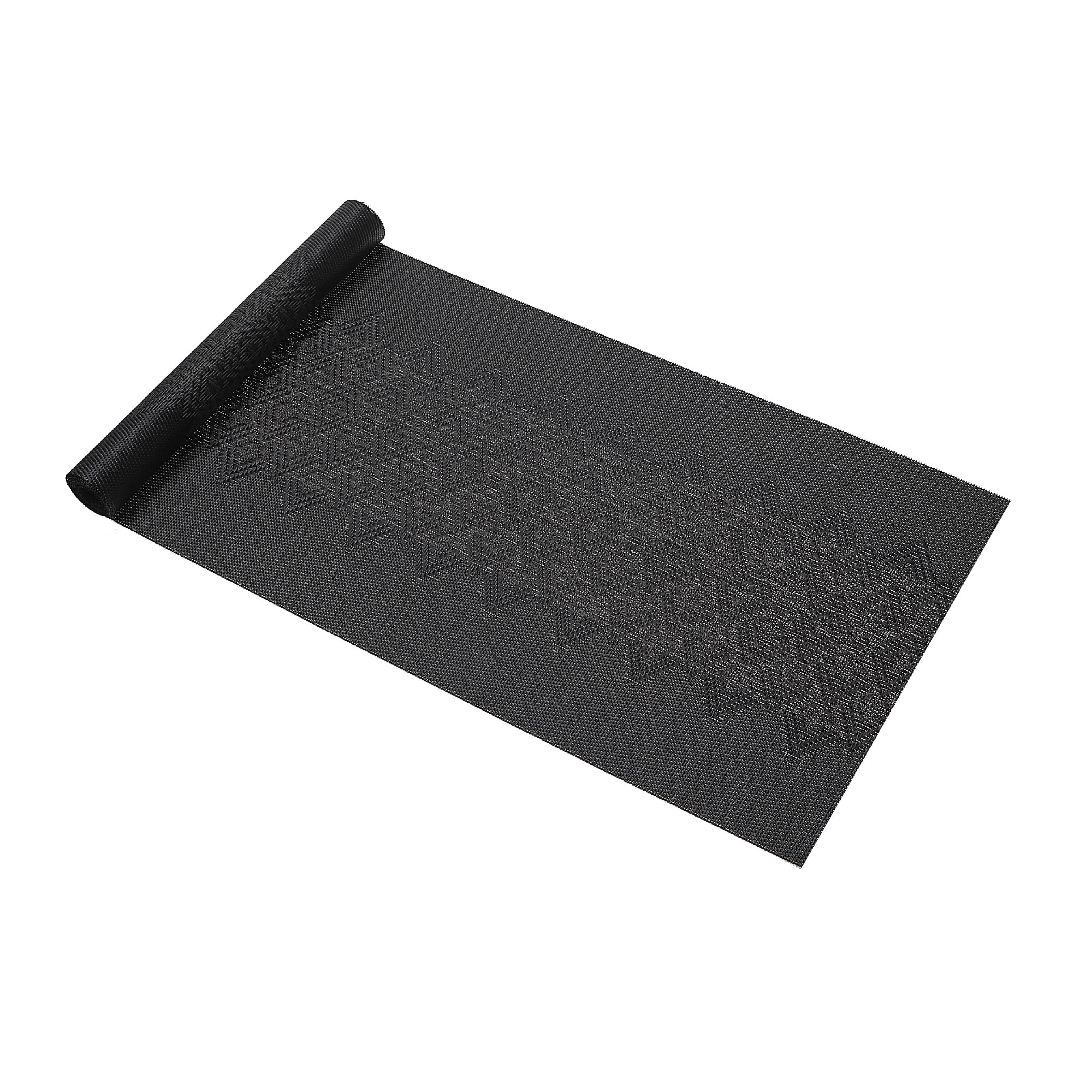 Maison Concepts Vinyl Table Runner 72" Diamond Band Black Set of 2