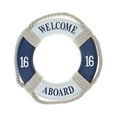 thumbnail image 1 of Maison Concepts Wooden Life Buoy With Rope Decor 14.2", 1 of 3