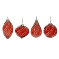 thumbnail image 1 of Maison Concepts Xmas Ornaments Red Glass Ornament With Gold Glitter - Set of 12 - 7.5 L x 7.5 W x 11.5 H, 1 of 1