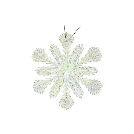 Maison Concepts Xmas Ornaments Snowflake Ornament - Set of 12 - 3.93 L x 3.15 W x 0.39 H