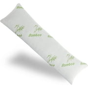 Maison De J Cooling Body Pillows for Adults Bamboo Body Pillow Memory Foam 20''×50''
