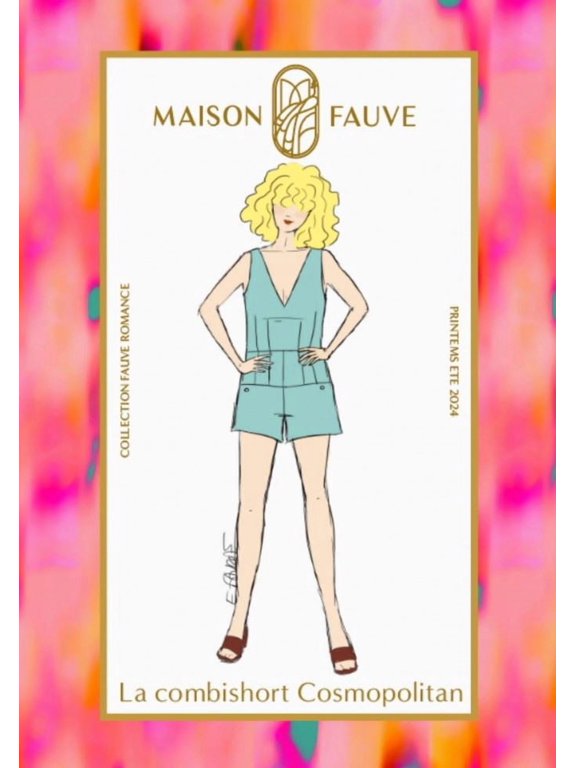 Paper Sewing Pattern Cosmopolitan Playsuit - Jumpsuits for Women