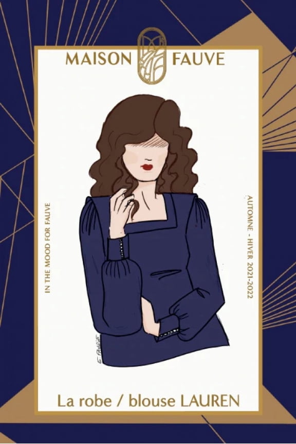 Sewing Pattern Lauren Blouse & Dress Women 8 to 26 Tops, Dresses