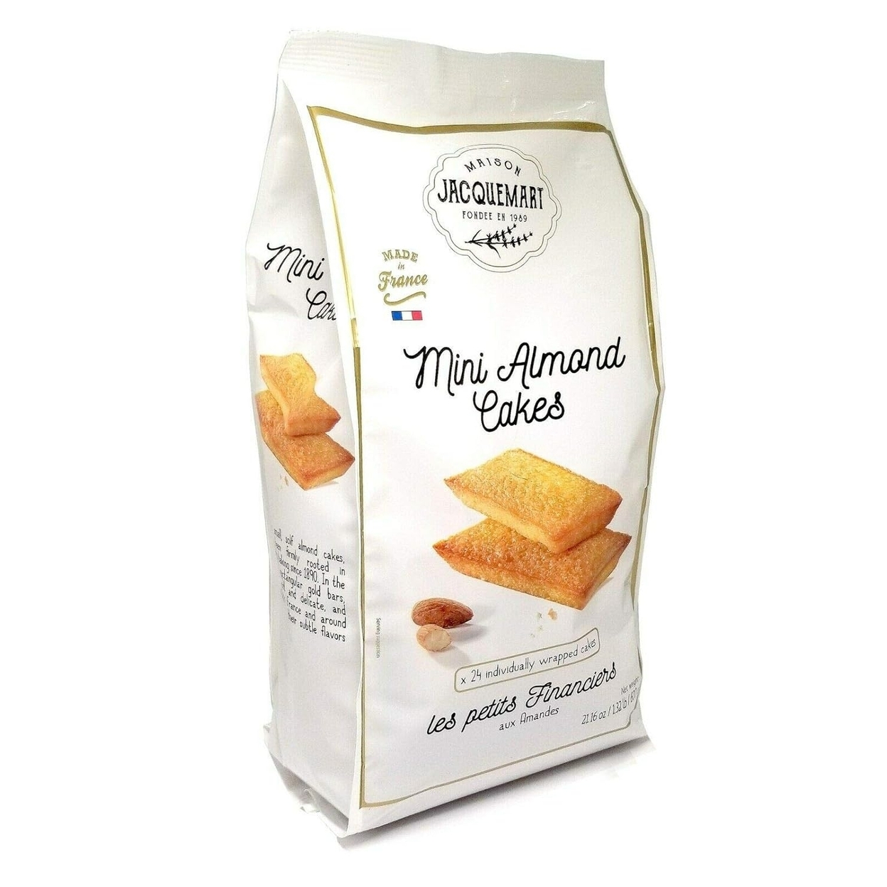 Maison Jaquemart Mini Almond Cakes Les Petits Financiers 21.16 Ounce (24 Count) - image 1 of 4