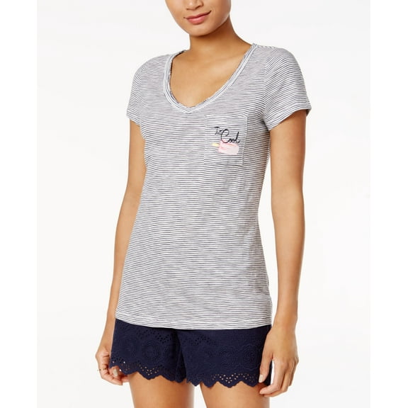 Maison Jules Cotton Popsicle Graphic T-Shirt Bright White Combo 2XL