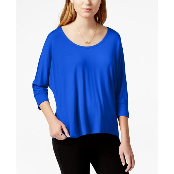 Maison Jules Dolman Sleeve Top Cobalt Glaze S