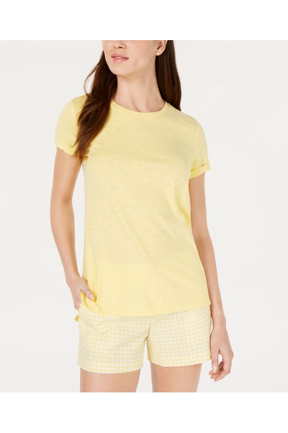 High Low T-Shirt Lemon Ice S
