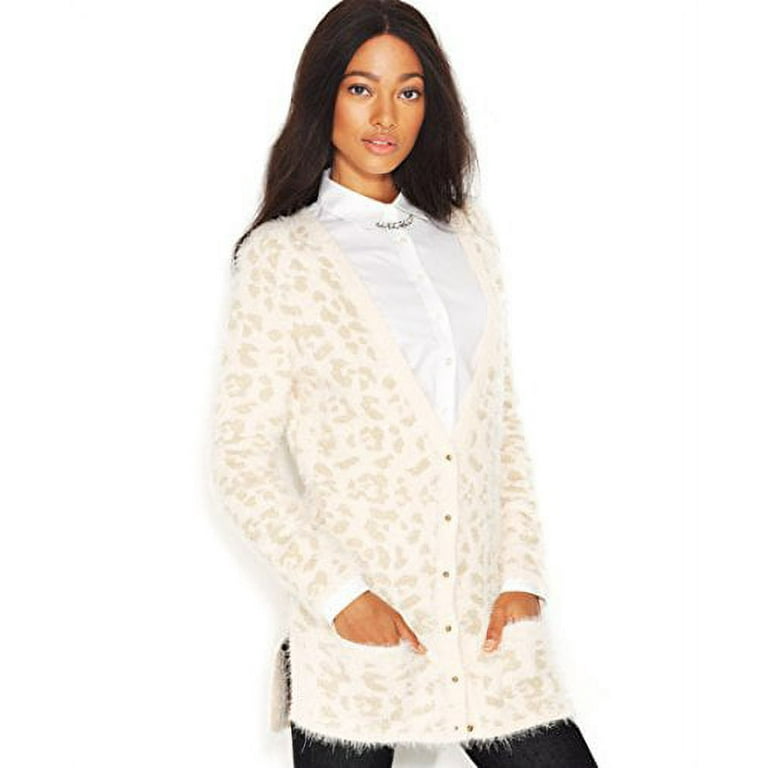 Leopard eyelash cardigan sale