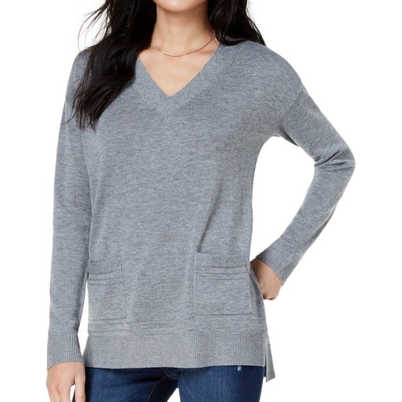 Maison Jules Womens Casual Tunic Sweater