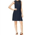 thumbnail image 1 of Maison Jules Womens Cinched Waist A-Line Dress, 1 of 1