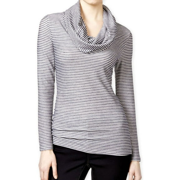 Maison Jules Womens Cowl-Snit Pullover Sweater