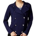 thumbnail image 1 of Maison Jules Womens Double Breasted Pea Coat, 1 of 2