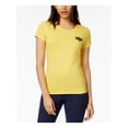 thumbnail image 1 of Maison Jules Womens Embellished Dragonfly Basic T-Shirt, 1 of 3