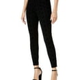 thumbnail image 1 of MAISON JULES $49 Womens New 1440 Black Printed Skinny Casual Leggings S B+B, 1 of 2