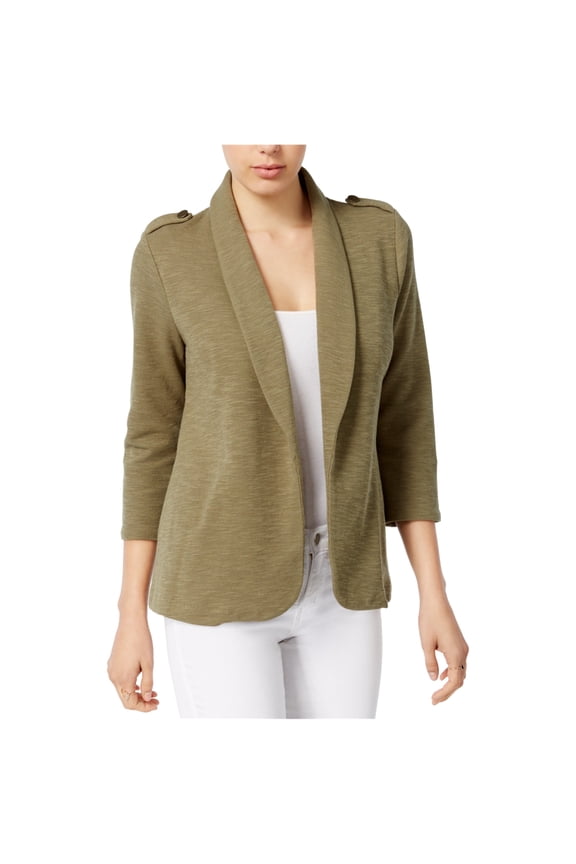 Womens Knit Military Jacket