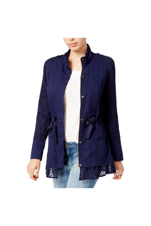 Womens Lace Utility Jacket