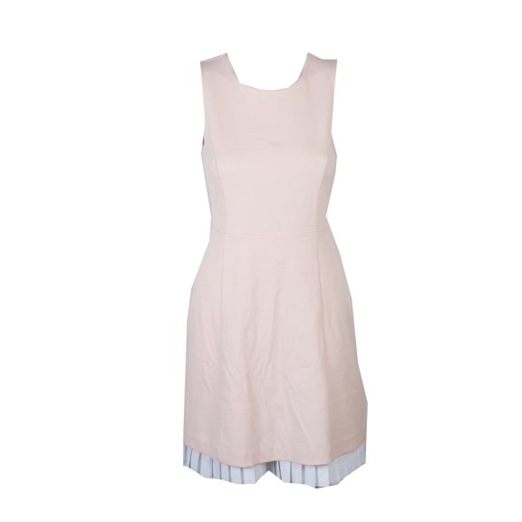 Maison Jules Womens Lily Pond Pink Lulu Printed Flounce Dress S