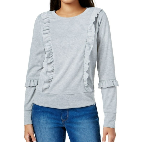 Maison Jules Womens Metallic Sweatshirt