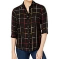 thumbnail image 1 of Maison Jules Womens Printed Button Up Shirt, 1 of 2