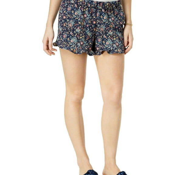 Maison Jules Womens Ruffled Casual Walking Shorts