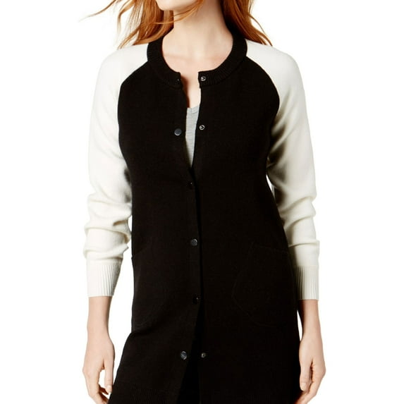 Maison Jules Womens Sarah Colorblocked Bomber Jacket