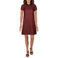 thumbnail image 1 of Maison Jules Womens Shimmer Mini Shift Dress, 1 of 4