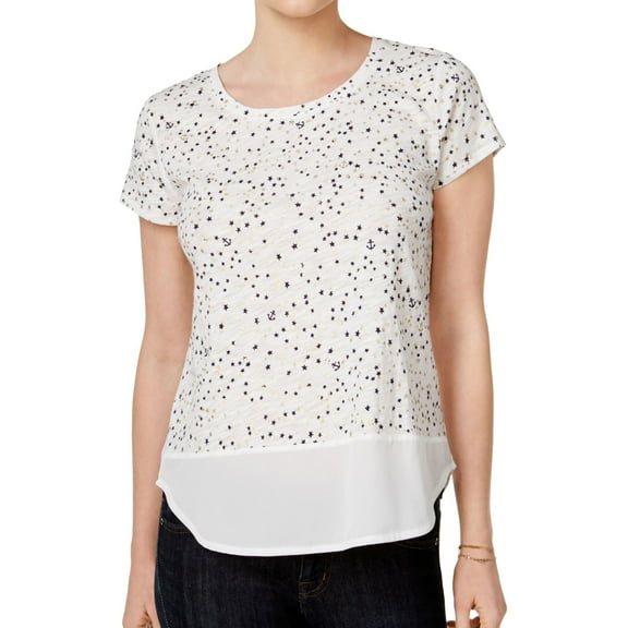 Maison Jules Womens Star Basic T-Shirt