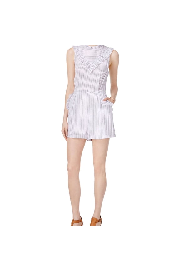 Womens Striped Romper Jumpsuit