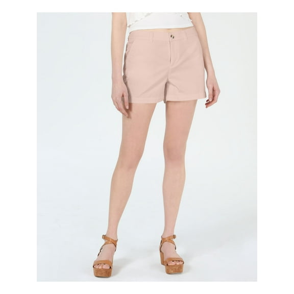 Maison Jules Womens Twill Short Khaki, Chino Shorts