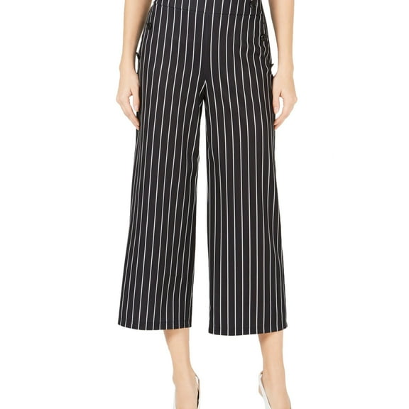 Maison Jules Womens Wide Leg Culotte Pants