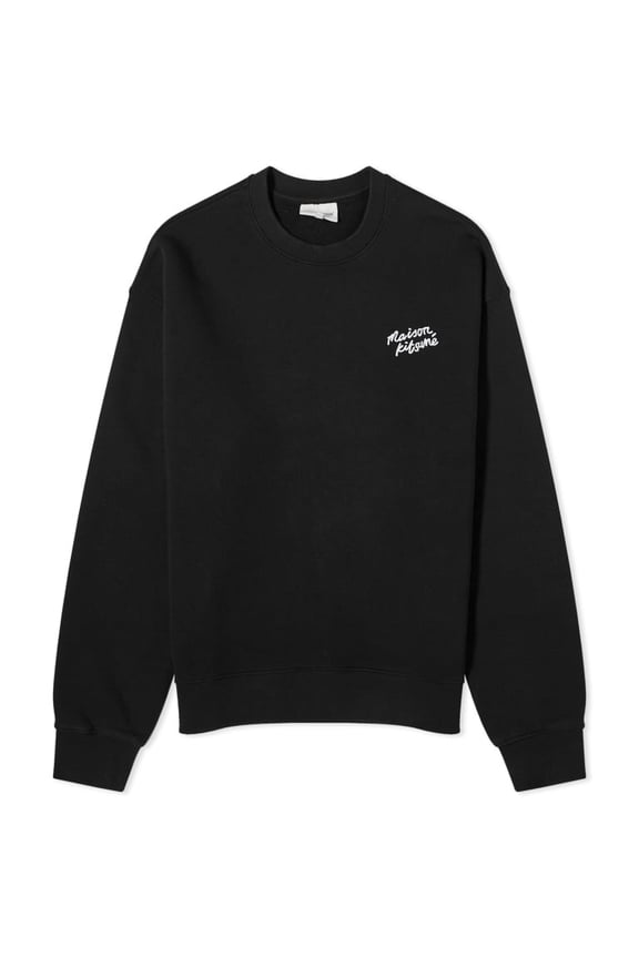 Embroidered Logo Cotton Sweatshirt, Size Large