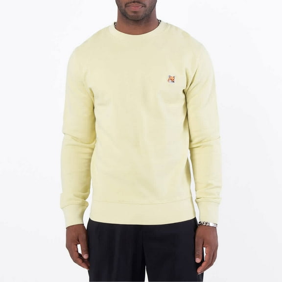 Maison Kitsune Fox Head Patch Sweatshirt, Size Medium