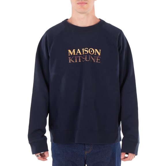 Maison Kitsune Gradient Logo Oversized Sweatshirt, Size X-Small