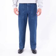 Maison Kitsune Profile Fox Embroidered Workwear Jeans, Size 30
