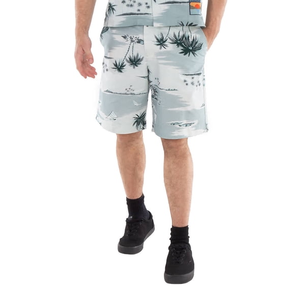 Maison Kitsune Seafoam Graphic Board Shorts, Brand Size 44 (Large)