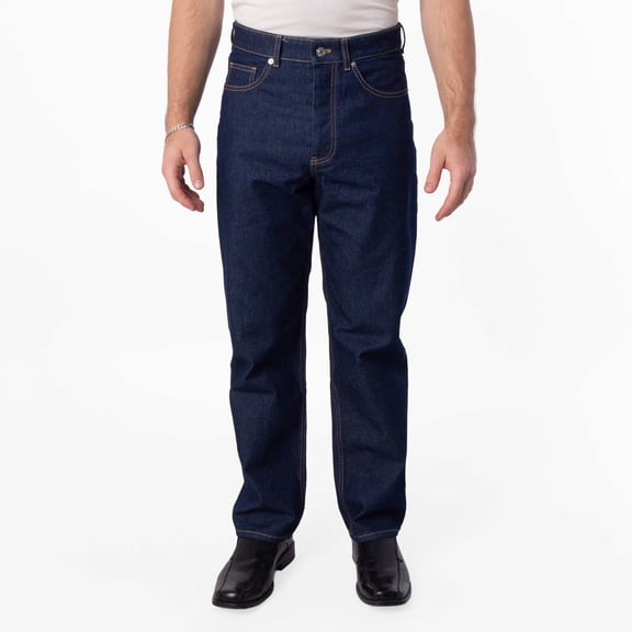 Maison Kitsune Straight Cut Denim Jeans, Waist Size 30"