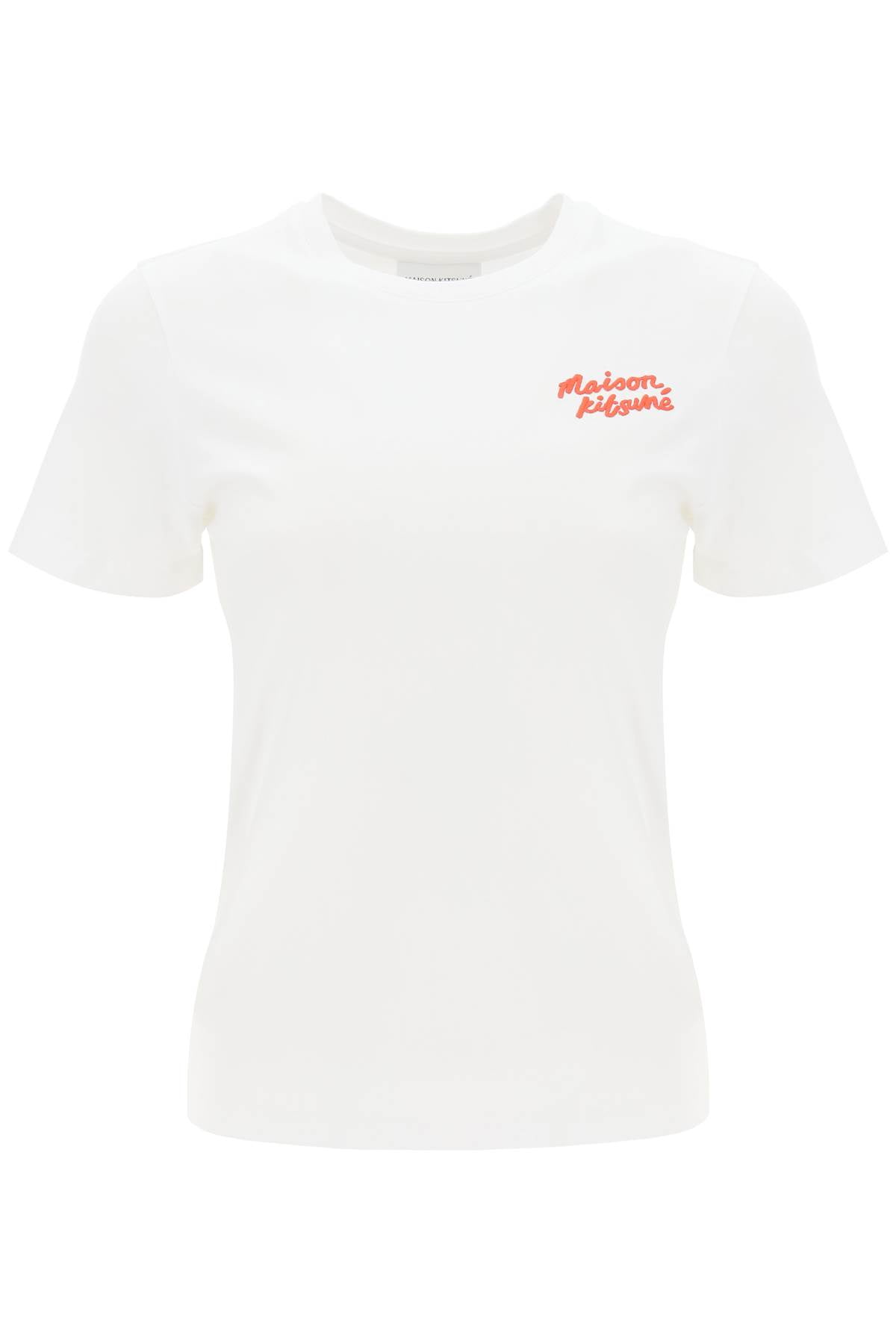 Maison Kitsune T-Shirt With Logo Embroidery Women - Walmart.com