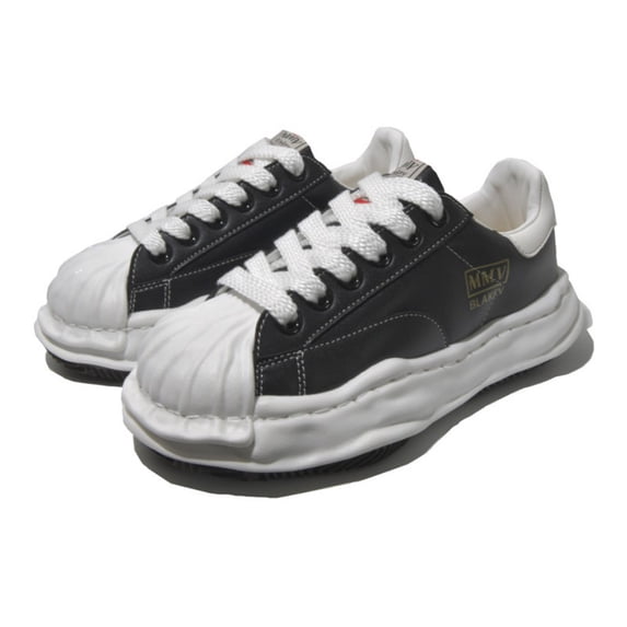 Maison MIHARA Inspired Unisex Dissolving Sole Sneakers, Thick Platform Casual Shoes, Low-Top Streetwear Footwear with Air Cushion for Men Women Daily Commute