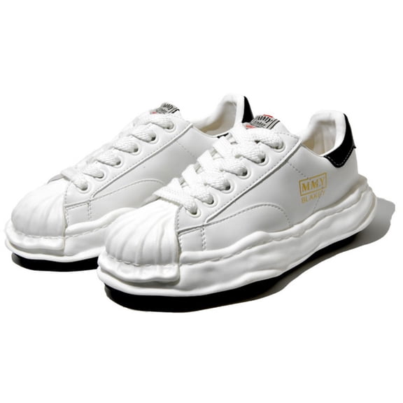 Maison MIHARA Inspired Unisex Dissolving Sole Sneakers, Thick Platform Casual Shoes, Low-Top Streetwear Footwear with Air Cushion for Men Women Daily Commute