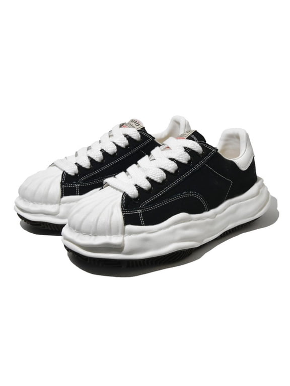 Inspired Unisex Dissolving Sole Sneakers, Thick Platform Casual Shoes, Low-Top Streetwear Footwear with Air Cushion for Men Women Daily Commute