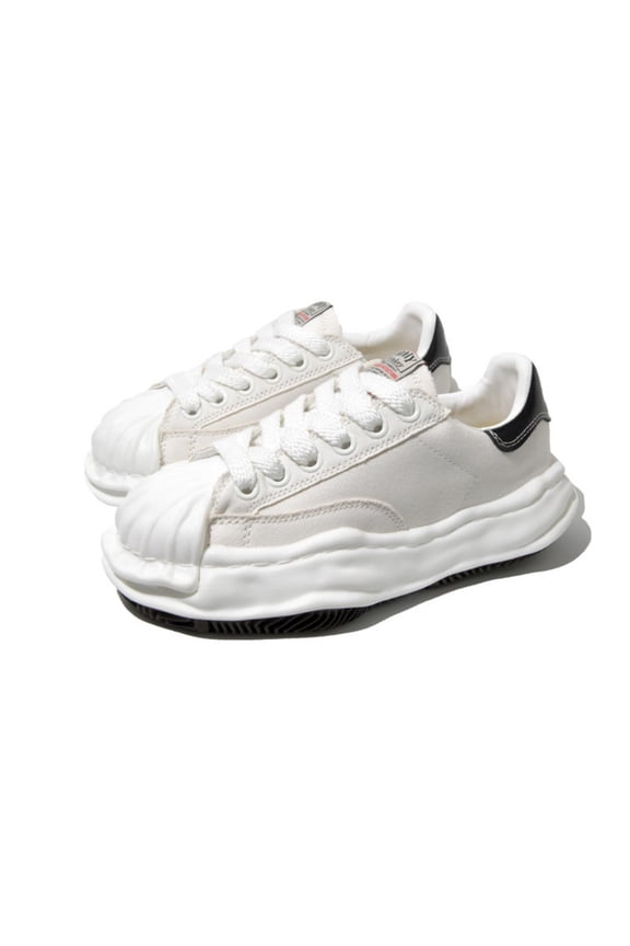 Inspired Unisex Dissolving Sole Sneakers, Thick Platform Casual Shoes, Low-Top Streetwear Footwear with Air Cushion for Men Women Daily Commute