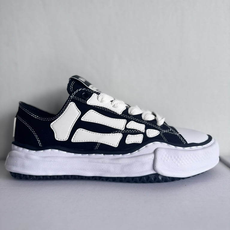 Maison MIHARA YASUHIRO Black PETERSON OG Sole Canvas Low-top