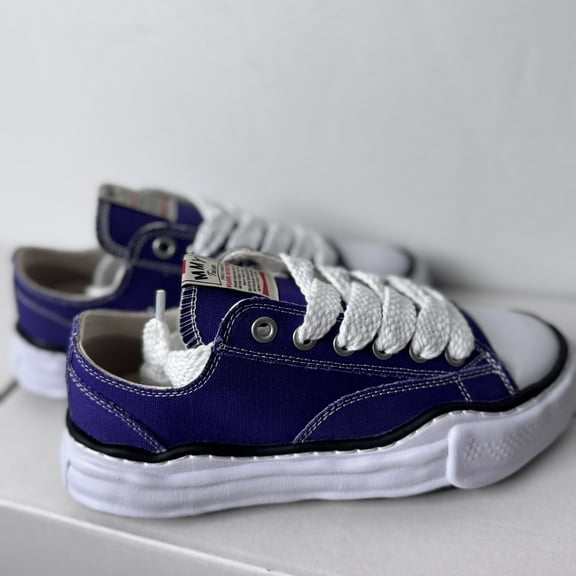 Maison MIHARA YASUHIRO MMY Shoes Peterson OG Sole Canvas Low Purple