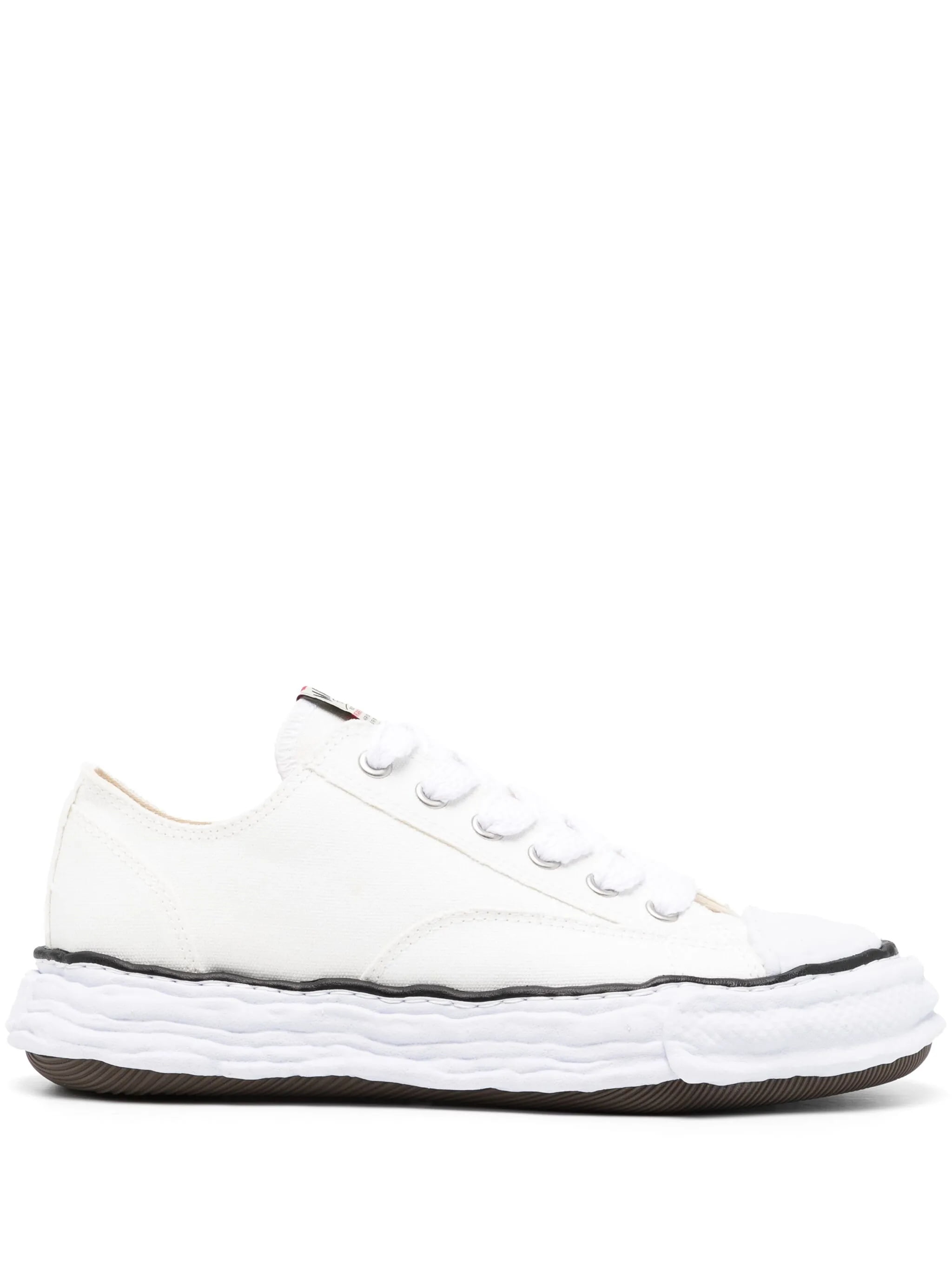 Maison MIHARA YASUHIRO★canvas Pointed shoes MMY23 Maison MIHARA YASUHIRO MMY White Canvas Shoes Peterson23 Low